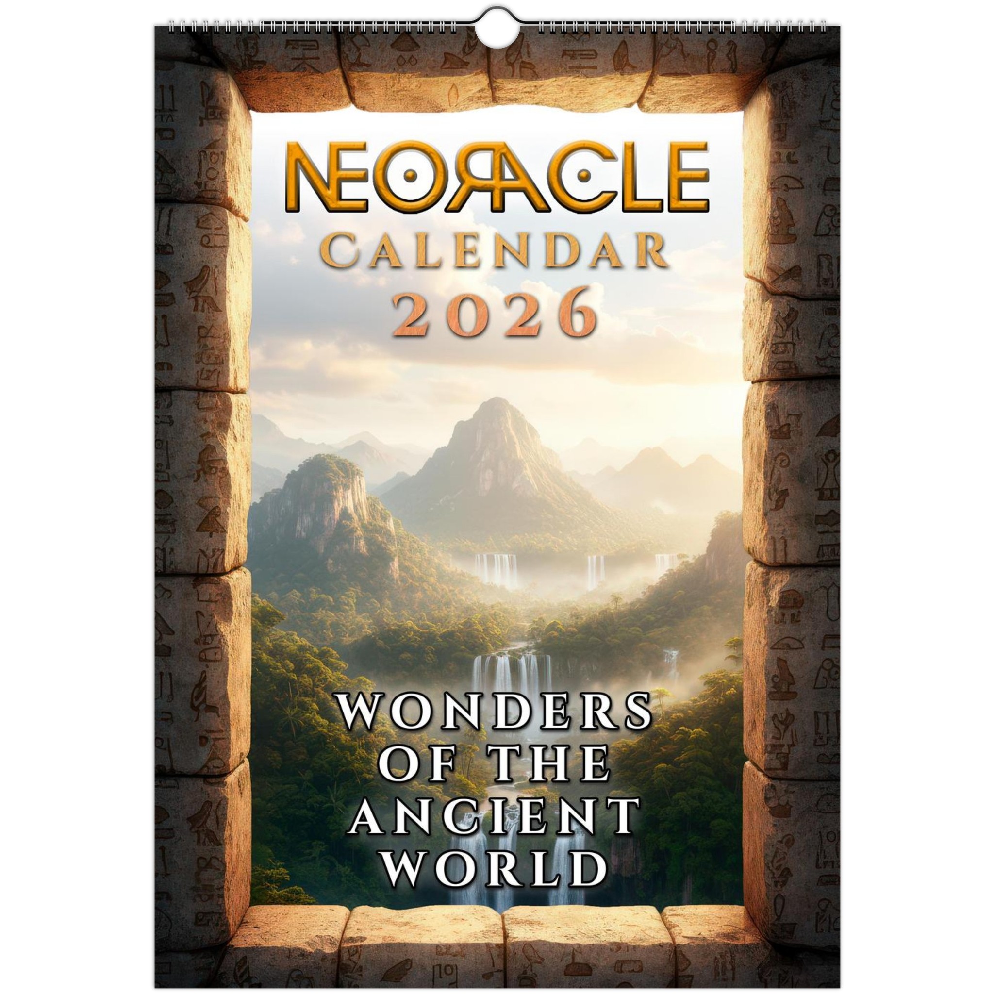 Wall Calendar 2026 (A3) - Wonders of the Ancient World (English)